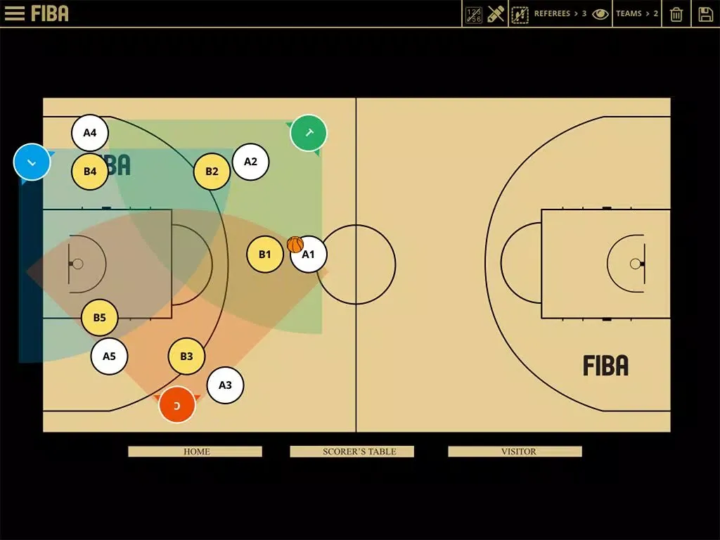 Capturas de pantalla de FIBA iRef Pre-Game
