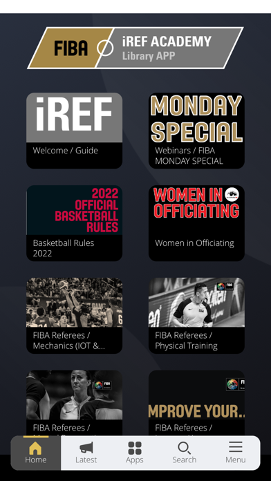 Скриншоты FIBA iRef Academy Library