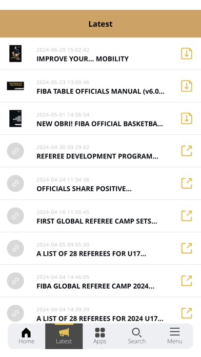 Скриншоты FIBA iRef Academy Library