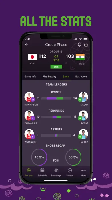 Ảnh chụp màn hình của FIBA Asia Cup 2025 Qualifiers