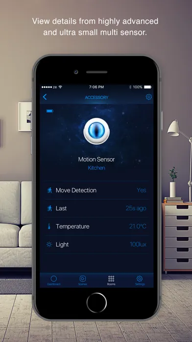 Capturas de tela do FIBARO for HomeKit Devices