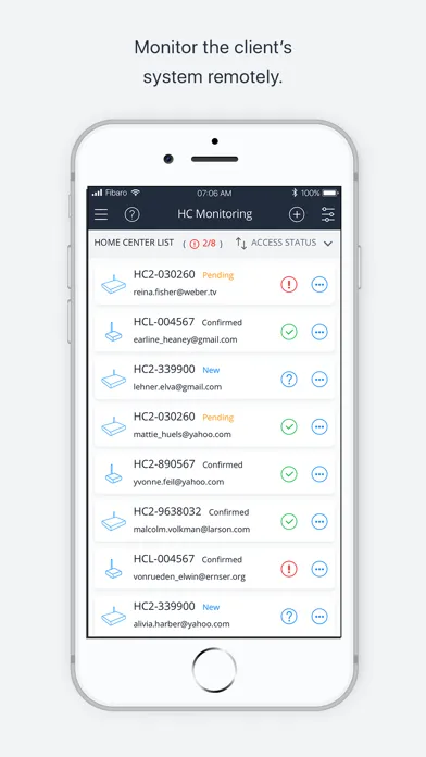 FIBARO Installer App Screenshots