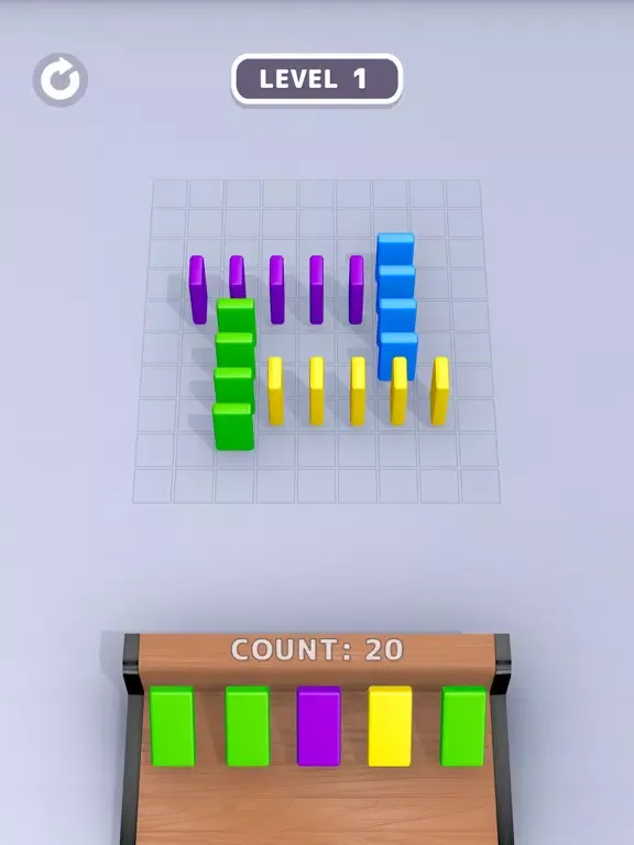 Tangkapan layar Domino Sort iPad 