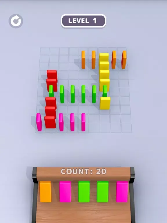 Tangkapan layar Domino Sort iPad 