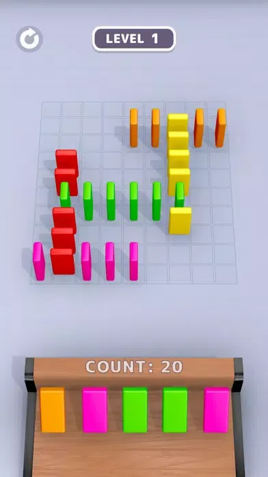 Tangkapan layar Domino Sort