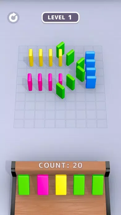 Tangkapan layar Domino Sort