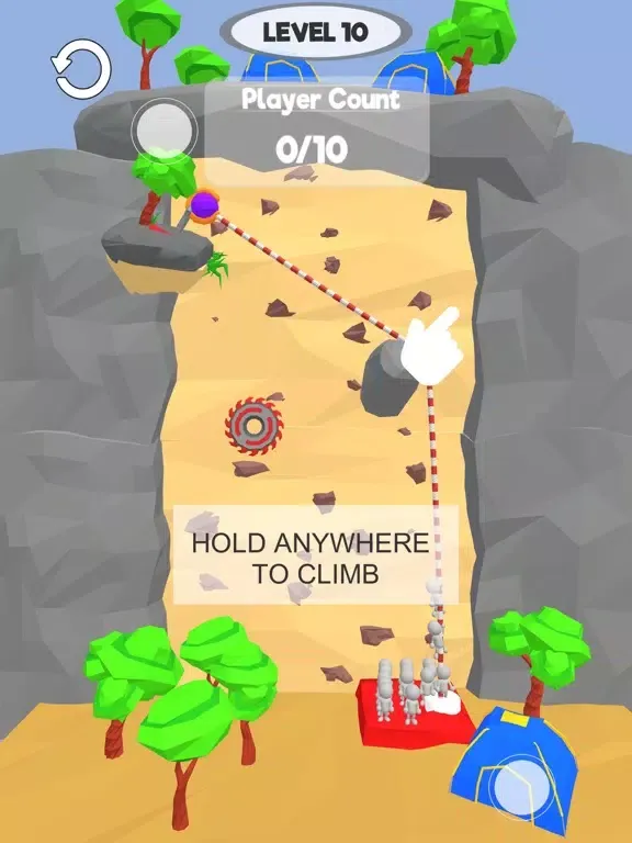Capturas de tela do Rope Climbing 3D iPad 