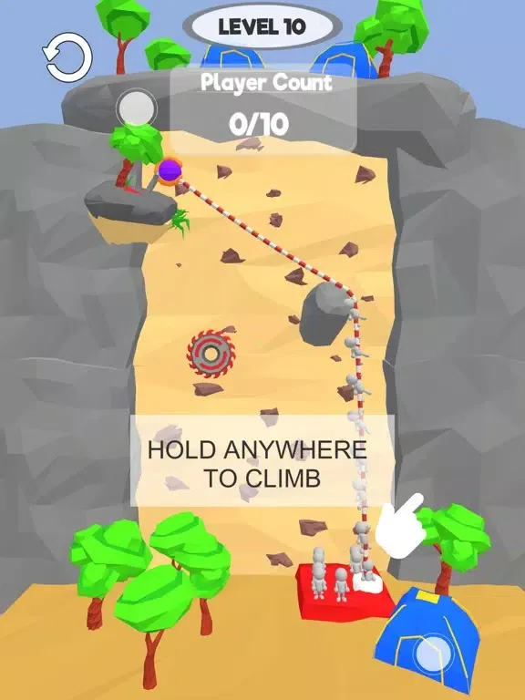 Capturas de tela do Rope Climbing 3D iPad 