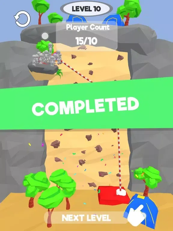 Capturas de tela do Rope Climbing 3D iPad 