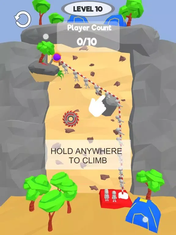 Capturas de tela do Rope Climbing 3D iPad 