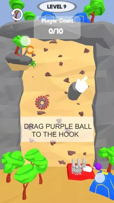 Capturas de tela do Rope Climbing 3D