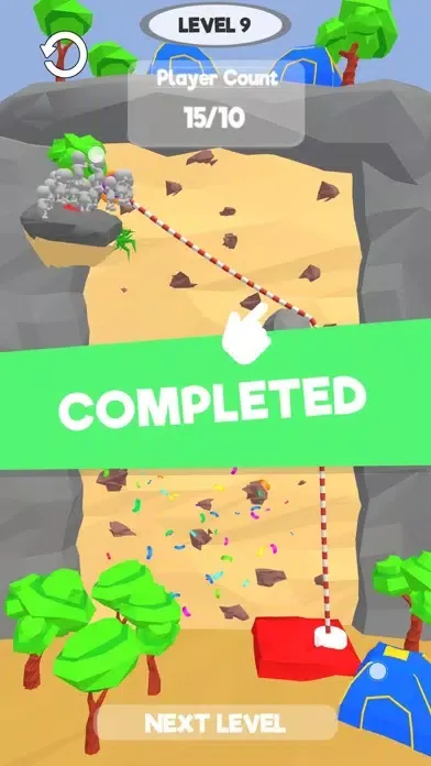 Capturas de tela do Rope Climbing 3D