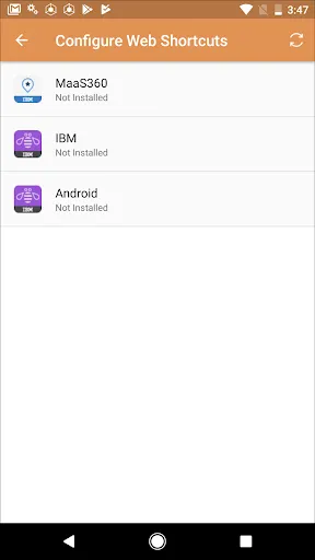 ภาพหน้าจอของ MaaS360 MDM for Android