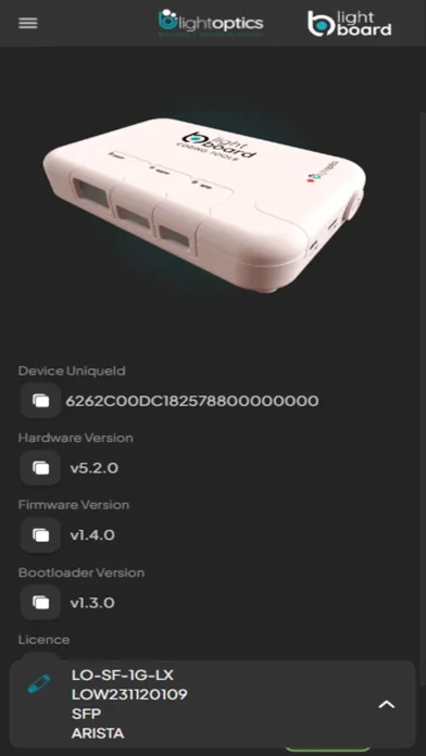 eLO SFP Ekran Görüntüleri