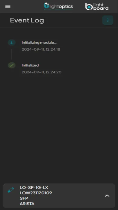eLO SFP Ekran Görüntüleri