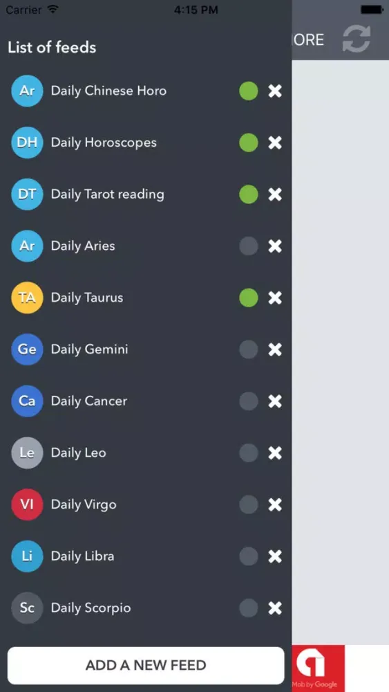 Скриншоты Daily horoscope - Astrology and tarot reading
