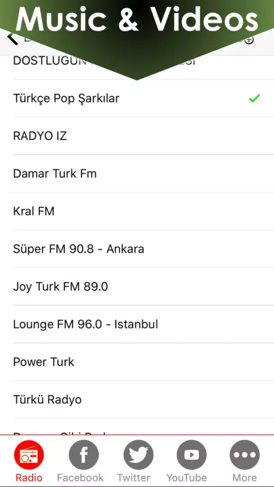 Radio Turkey - Turkish music and news from live fm türk radios stations ( Türkiye Müzik Radyo & Türkçe pop musikisi radyolar ) Ekran Görüntüleri