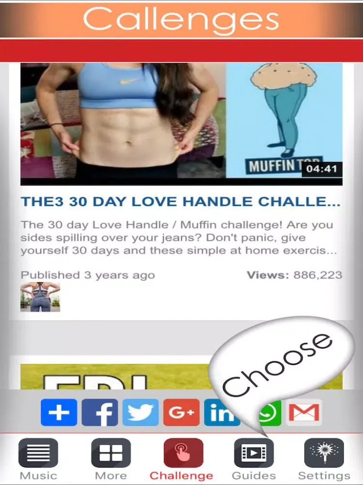 Workout challenge music playlists & video guides Pro version - Enjoy the perfect aerobics exercise iPad  Screenshots