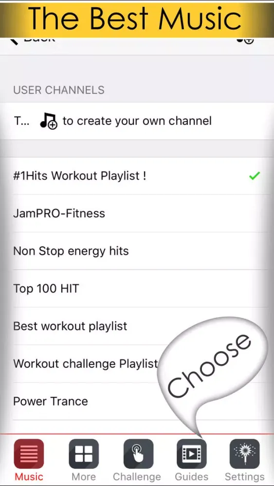 Workout challenge music playlists & video guides Pro version - Enjoy the perfect aerobics exercise Screenshots