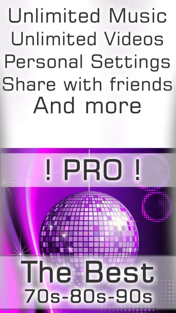 Captures d'écran de The Best 70s - 80s - 90s Oldies music playlists & songs music player - Absolute 60's 70's 80's Classic rock , Disco and country stations