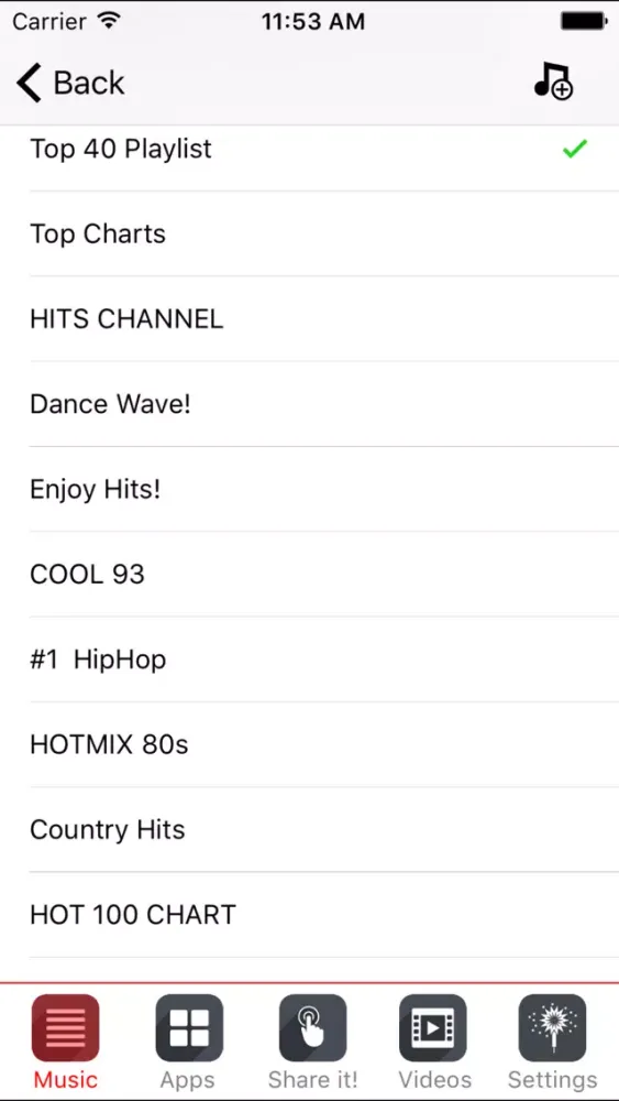 Free music - Top 100 songs from radio stations应用截图