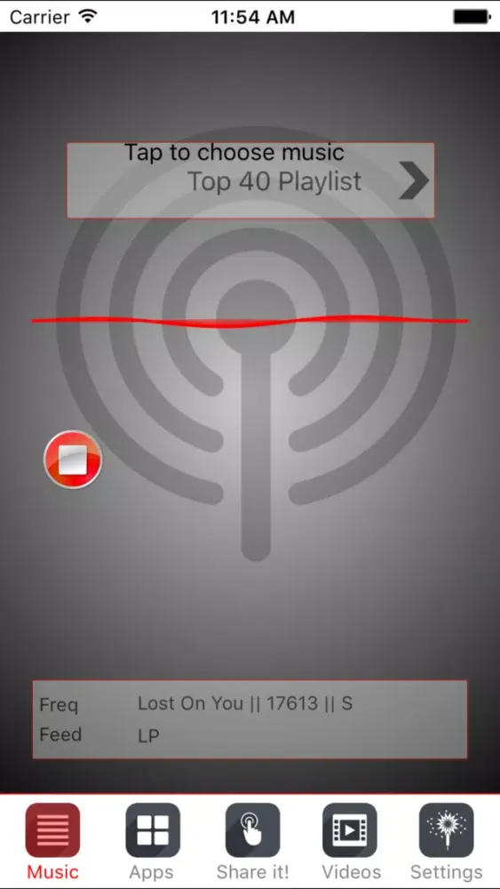 Free music - Top 100 songs from radio stations应用截图