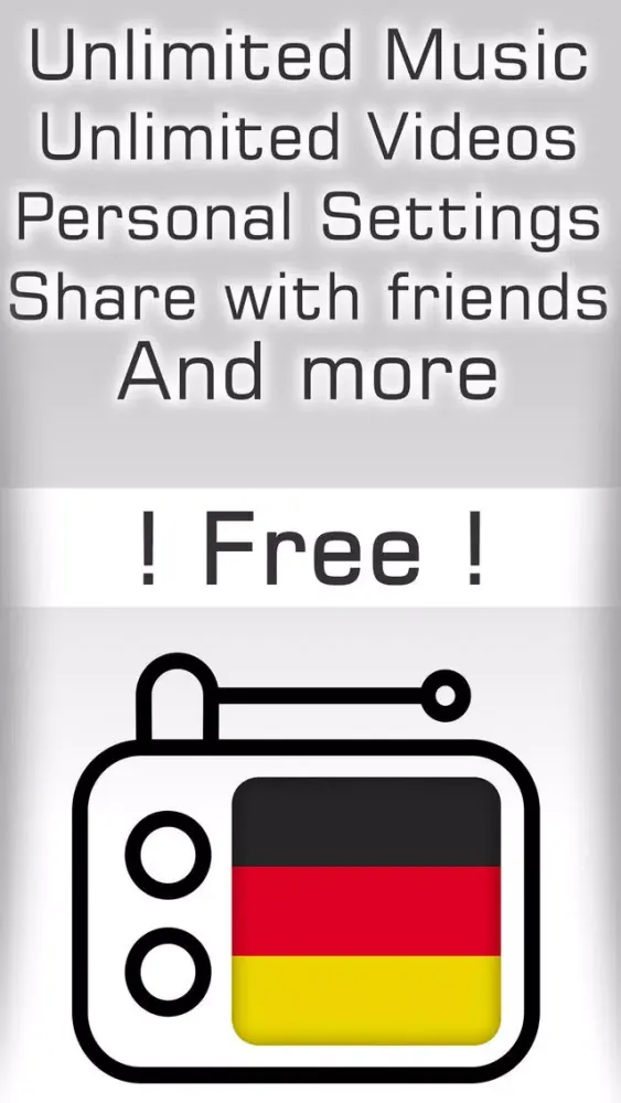 Radio Germany - Deutsch music from live fm radios stations ( Deutsch Musik & Deutschland Radios ) Screenshots