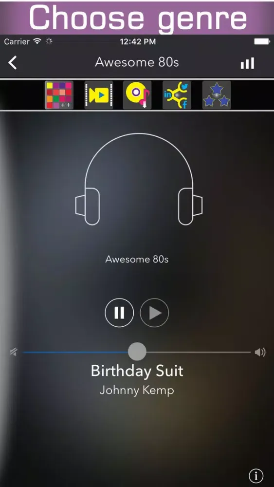 60s 70s 80s retro music radio & classic country rock songs from online radio fm stations Screenshots