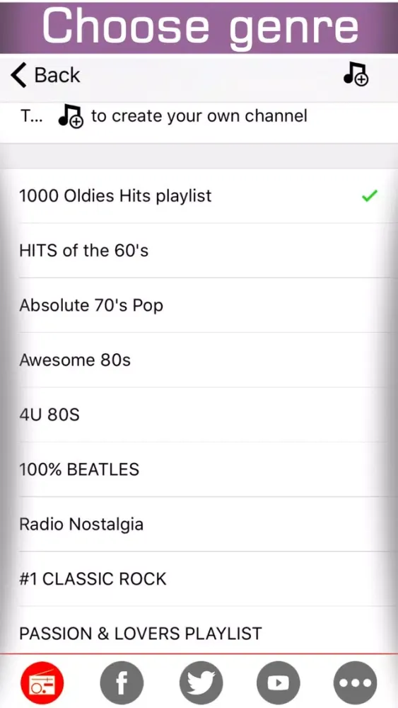 Capturas de pantalla de Oldies songs mega music hits radio player - The Absolute retro stations