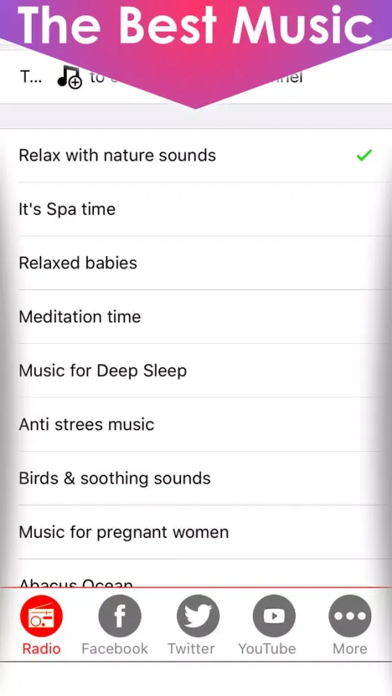 Capturas de tela do Relax Time free music for relaxing Spa with 24/7 deep peaceful sleep and stress relief playlists from online radio stations