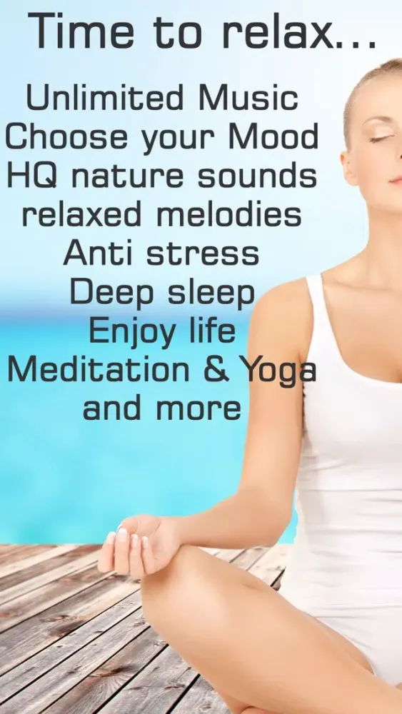 Music For Reiki Meditation - Easy way for relaxing deep sleep PLUS zen garden nature sounds for anti stress ( white noise ) Screenshots