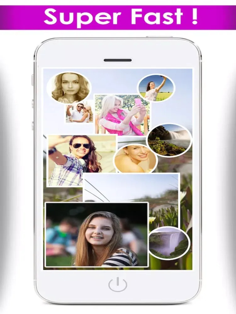 Instacollage photo shape effects blender & insta frames grid collages maker iPad  Screenshots