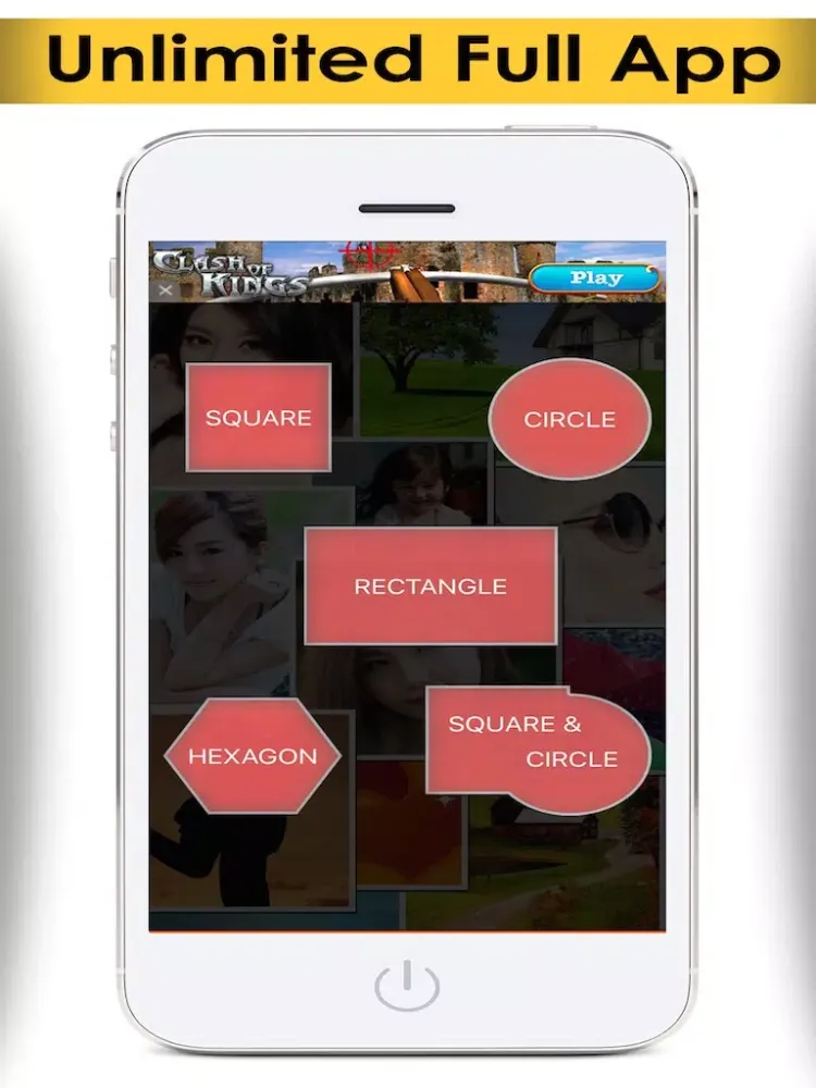 Instacollage photo shape effects blender & insta frames grid collages maker iPad  Screenshots