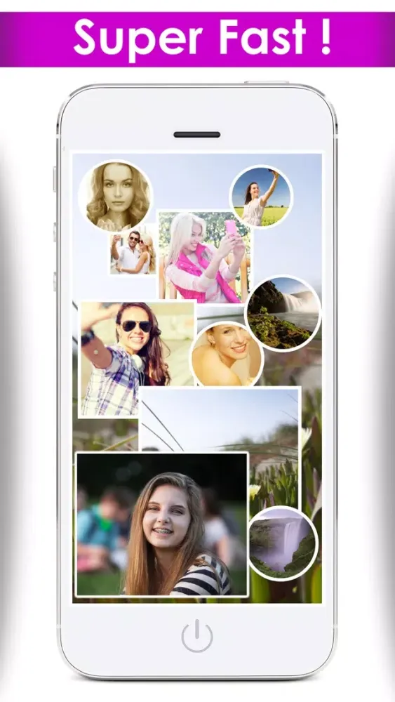 Instacollage photo shape effects blender & insta frames grid collages maker Screenshots
