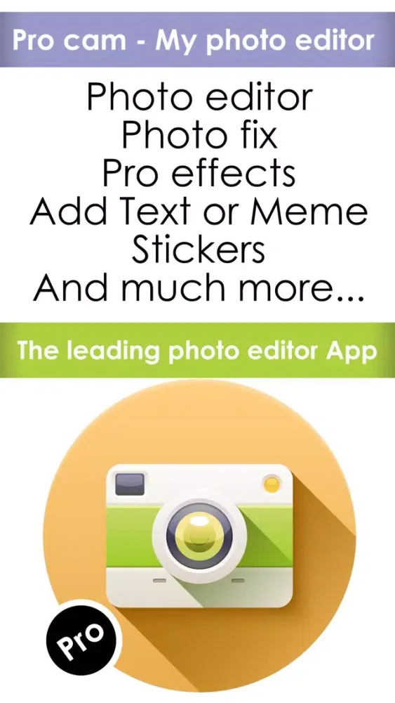 Pro cam - My photo editor plus space image effects , frames and filters Screenshots