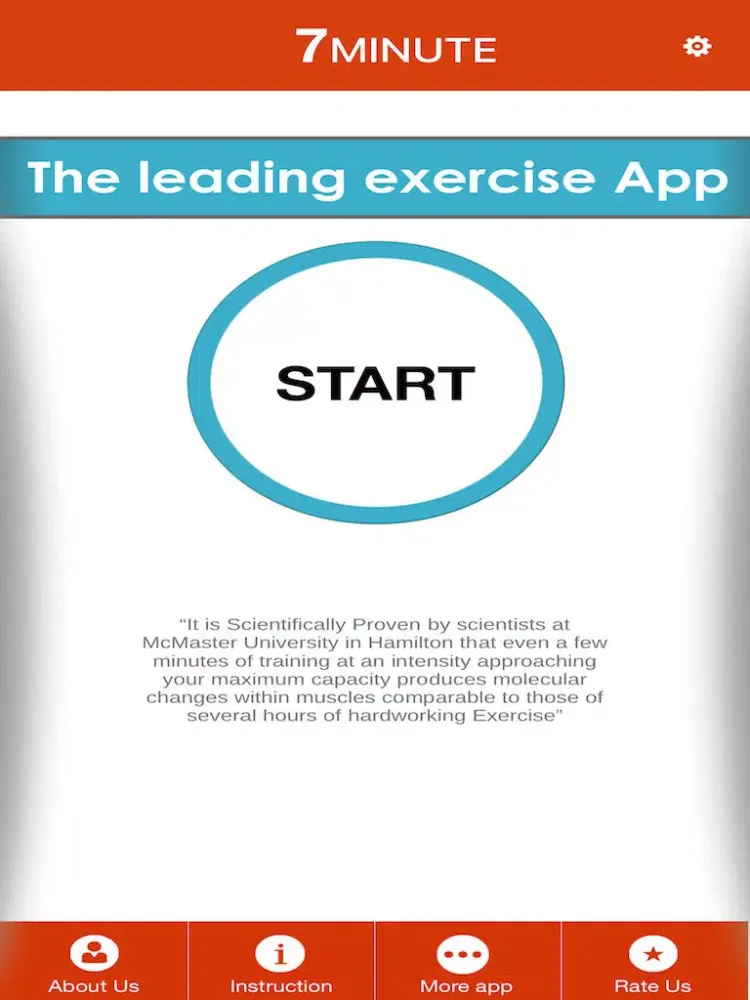 7 minute workout for aerobic exercise plus fitness guide iPad  Screenshots