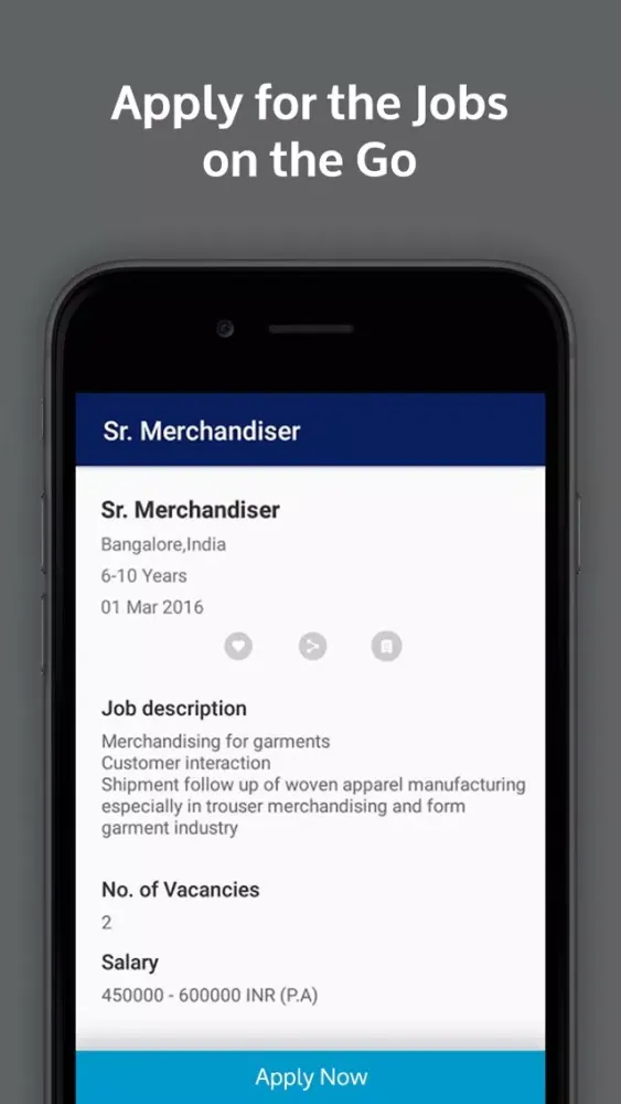 Captures d'écran de Fashion Retail Textile Jobs