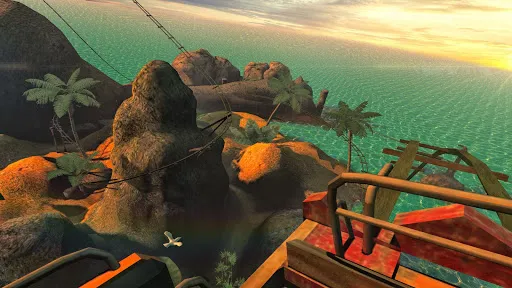 VR Roller Coaster Sunset سکرین شاٹس