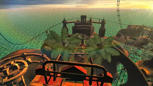 VR Roller Coaster Sunset سکرین شاٹس
