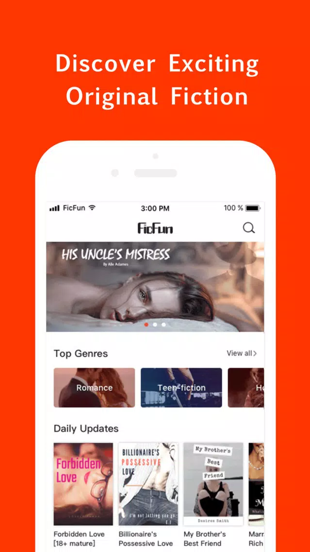 FicFun - Reading Fun Fiction 스크린샷