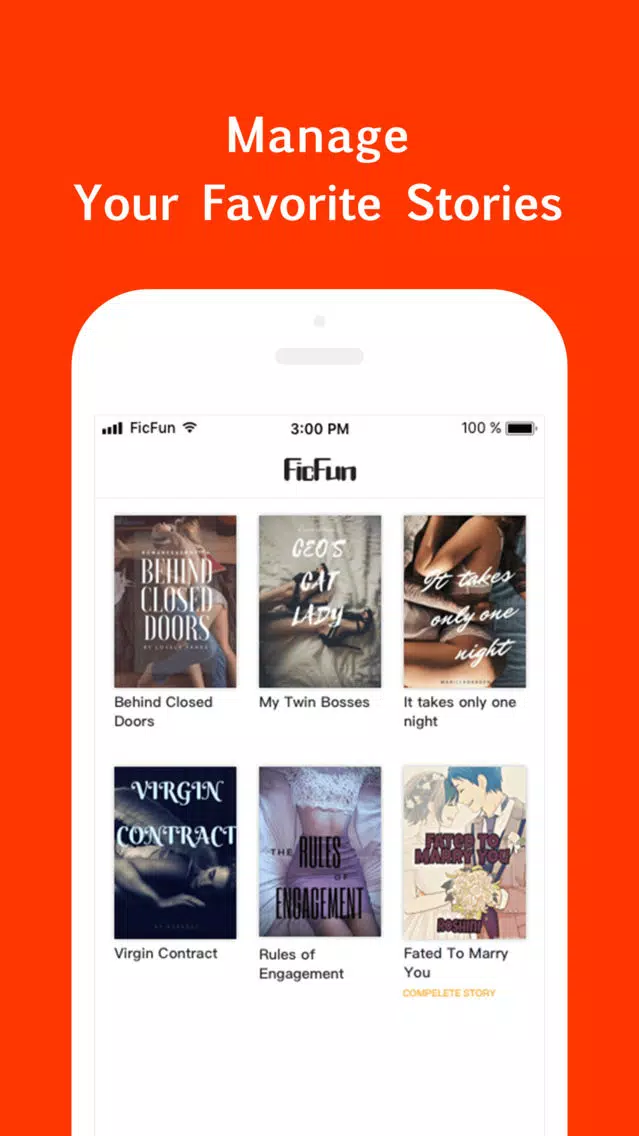 FicFun - Reading Fun Fiction 스크린샷