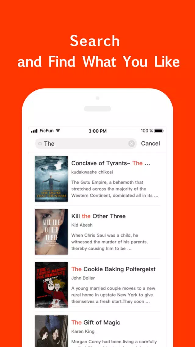 FicFun - Reading Fun Fiction 스크린샷