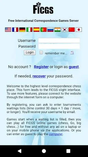 Play Chess • FICGS free games  Ekran Görüntüleri