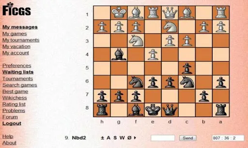 Play Chess • FICGS free games  Ekran Görüntüleri