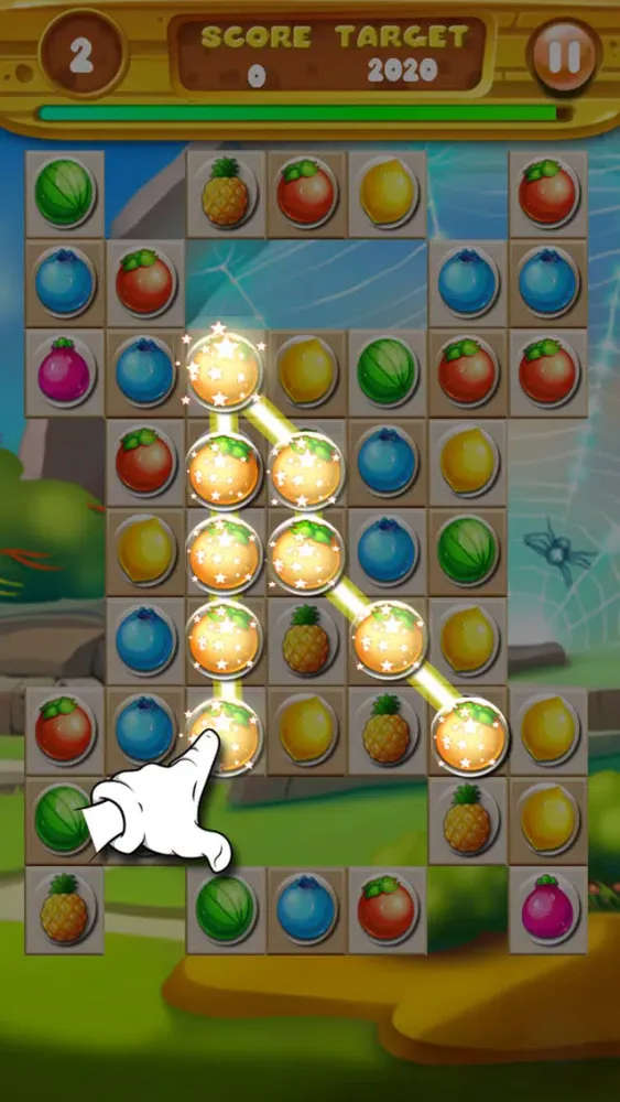 Captures d'écran de Fruit Bubble Splash HD Pro