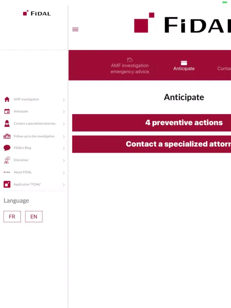 صور FIDAL Boursier (Enquête AMF) iPad 