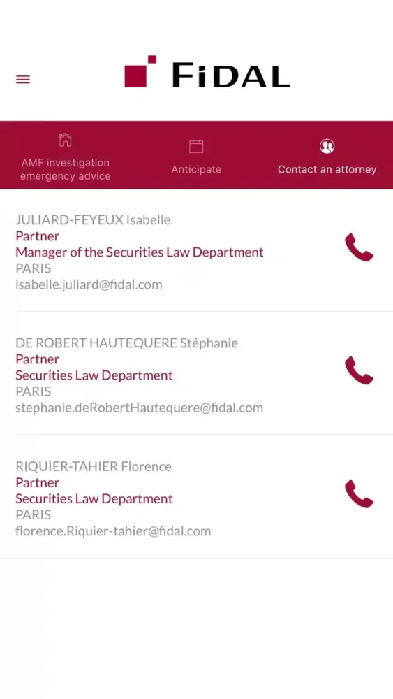 صور FIDAL Boursier (Enquête AMF)