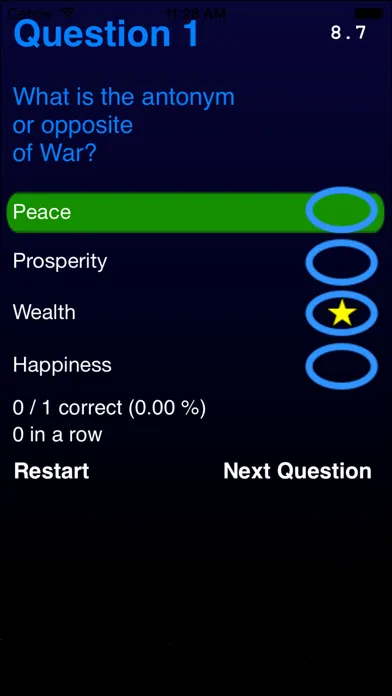 Against The Clock - English Antonyms Screenshots