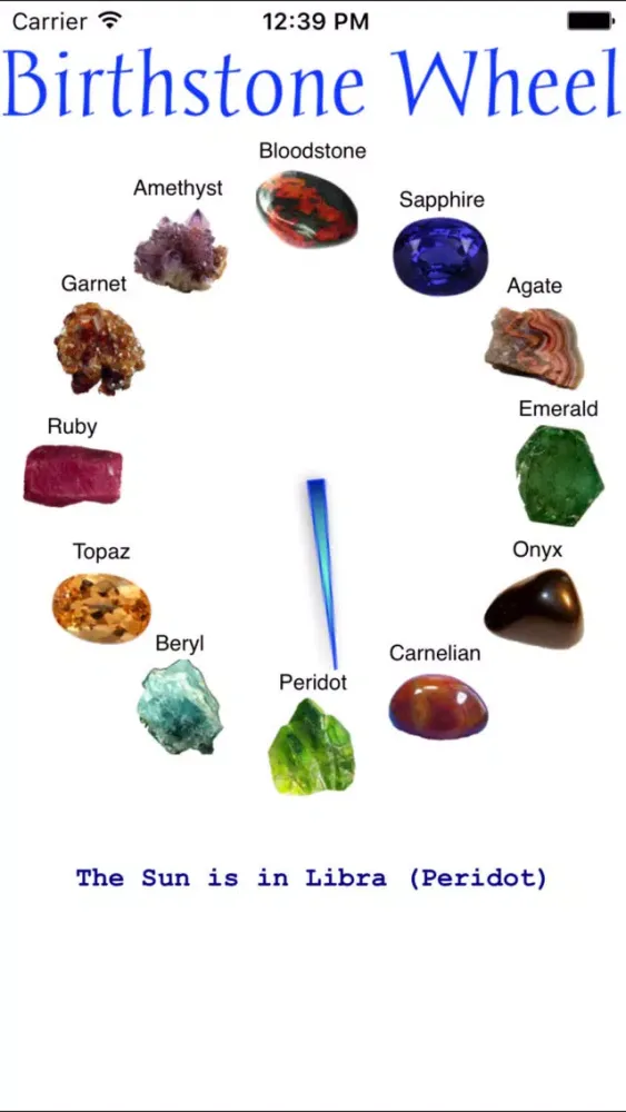 Birthstones Wheel スクリーンショット