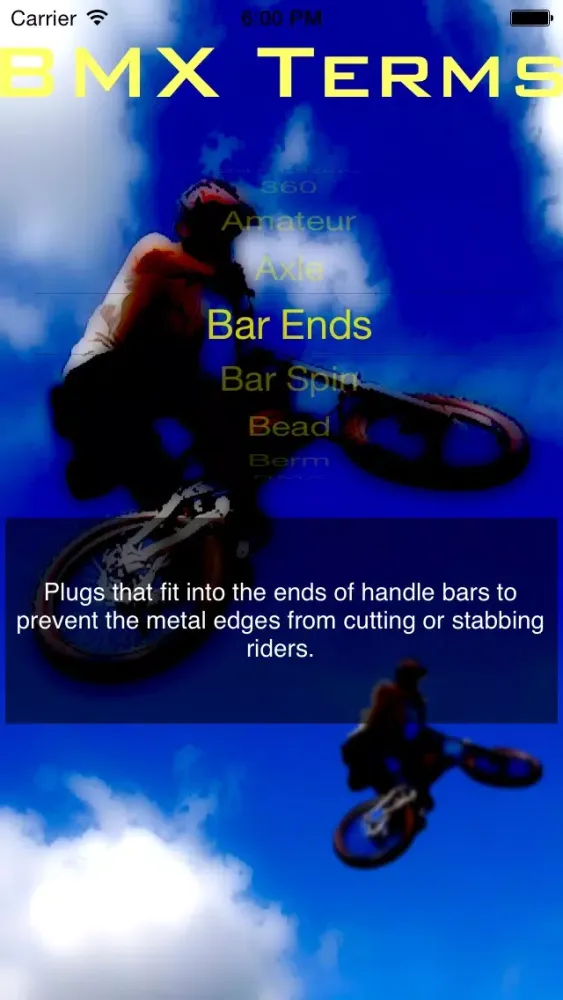 Capturas de pantalla de BMX Terms